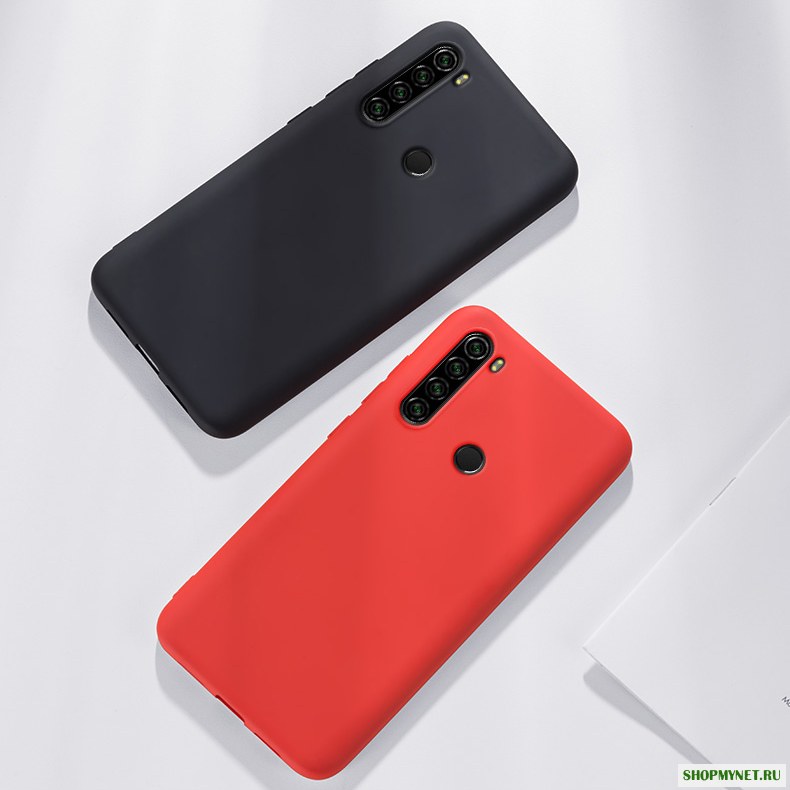Для Xiaomi Redmi Note 8T Чехол Bakeey Гладкая жидкость Силиконовый Резиновая задняя крышка Защитная Чехол